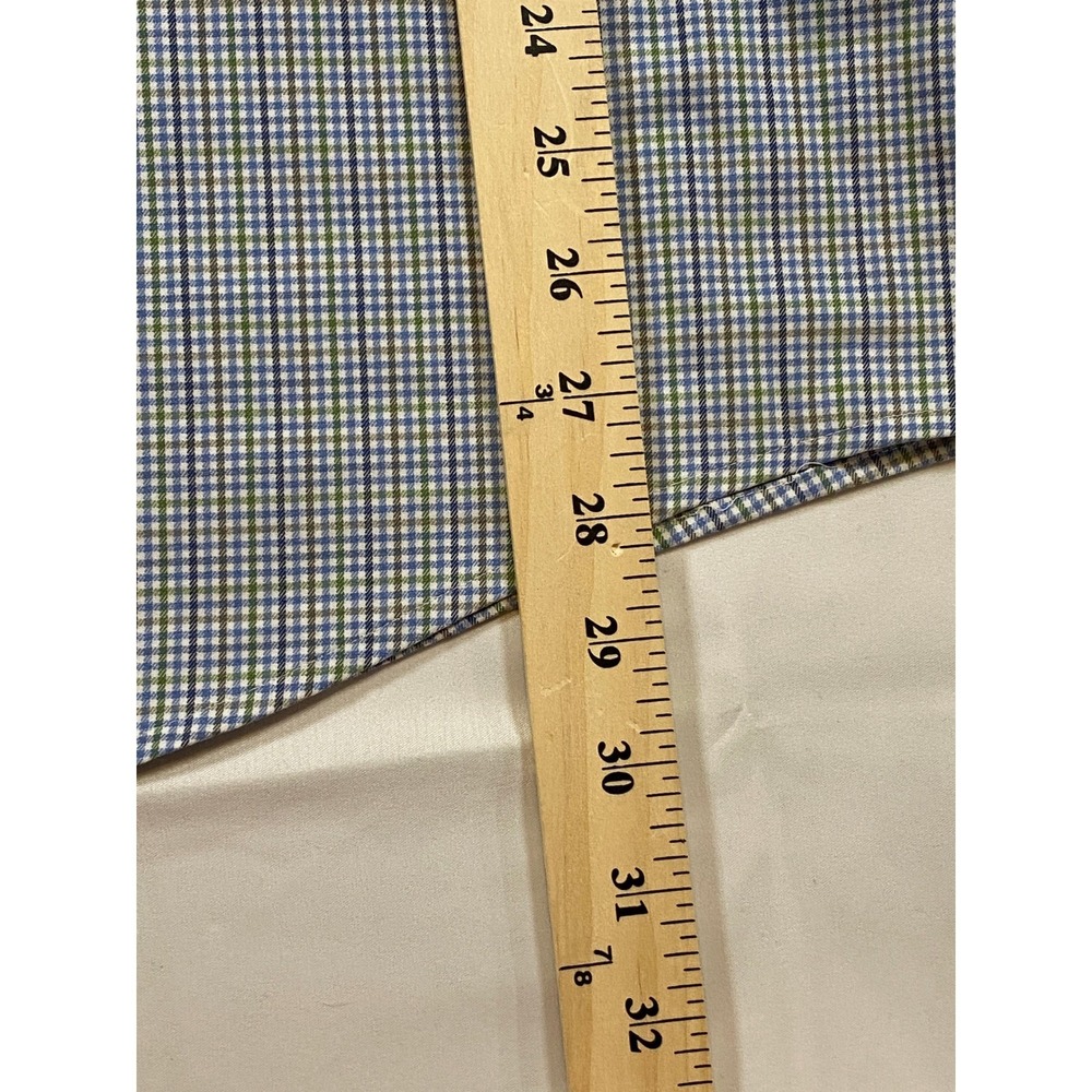 Johnnie O Prep Performance Plaid Button Down Shirt Men's XXL Long Sleeve - Picture 8 of 11